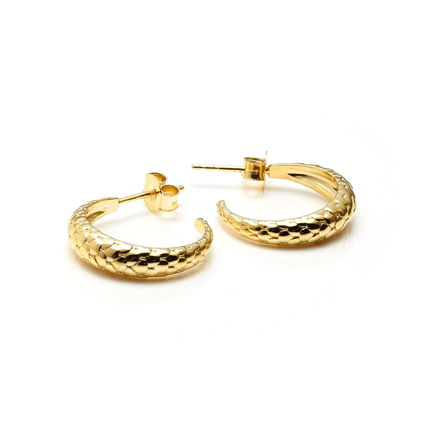 Infinity Hoops By Silk and Steel - Gold