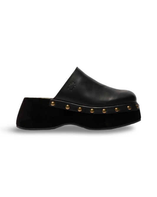 Blek Clog By Fly London - Black