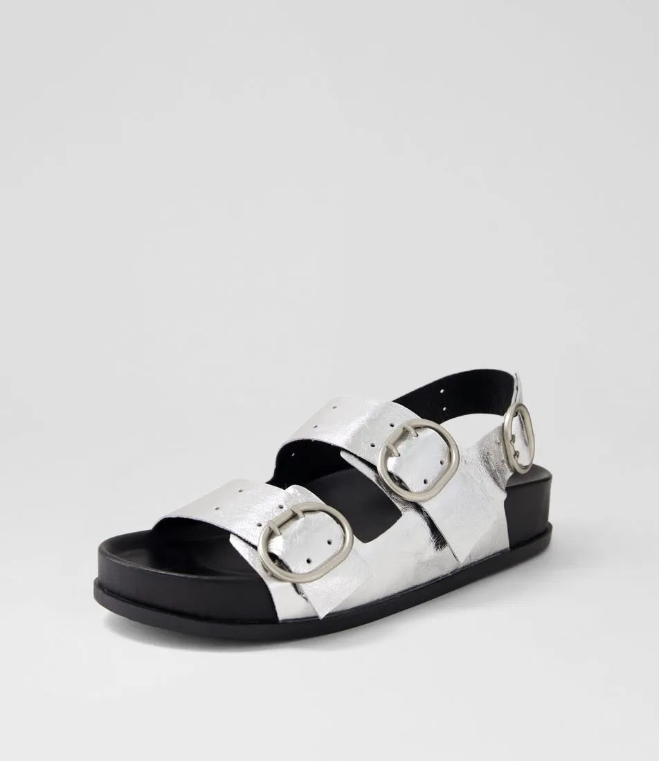 Caylia Sandal By Mollini - Silver Crush