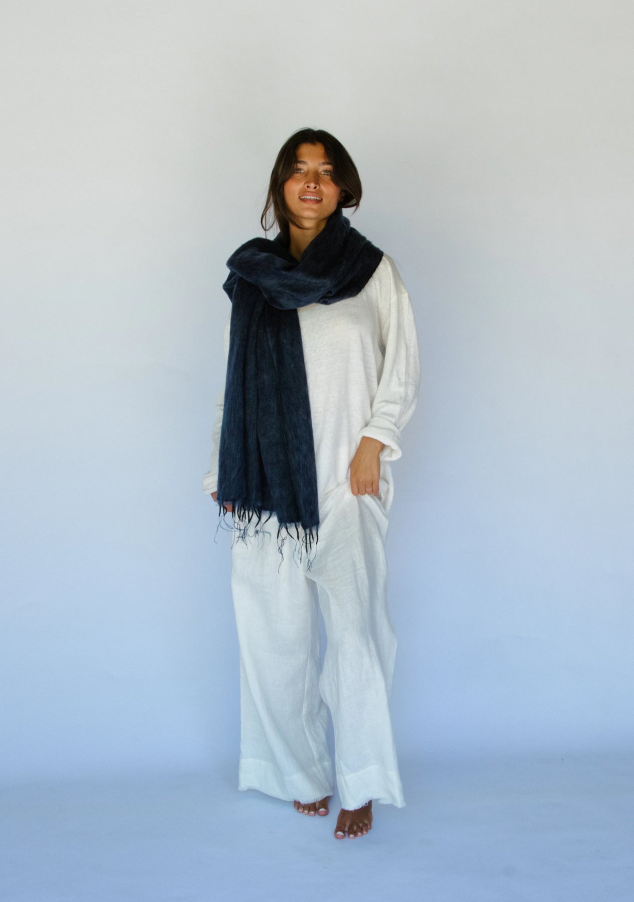 Shawl Scarf By Hobo & Hatch - Midnight