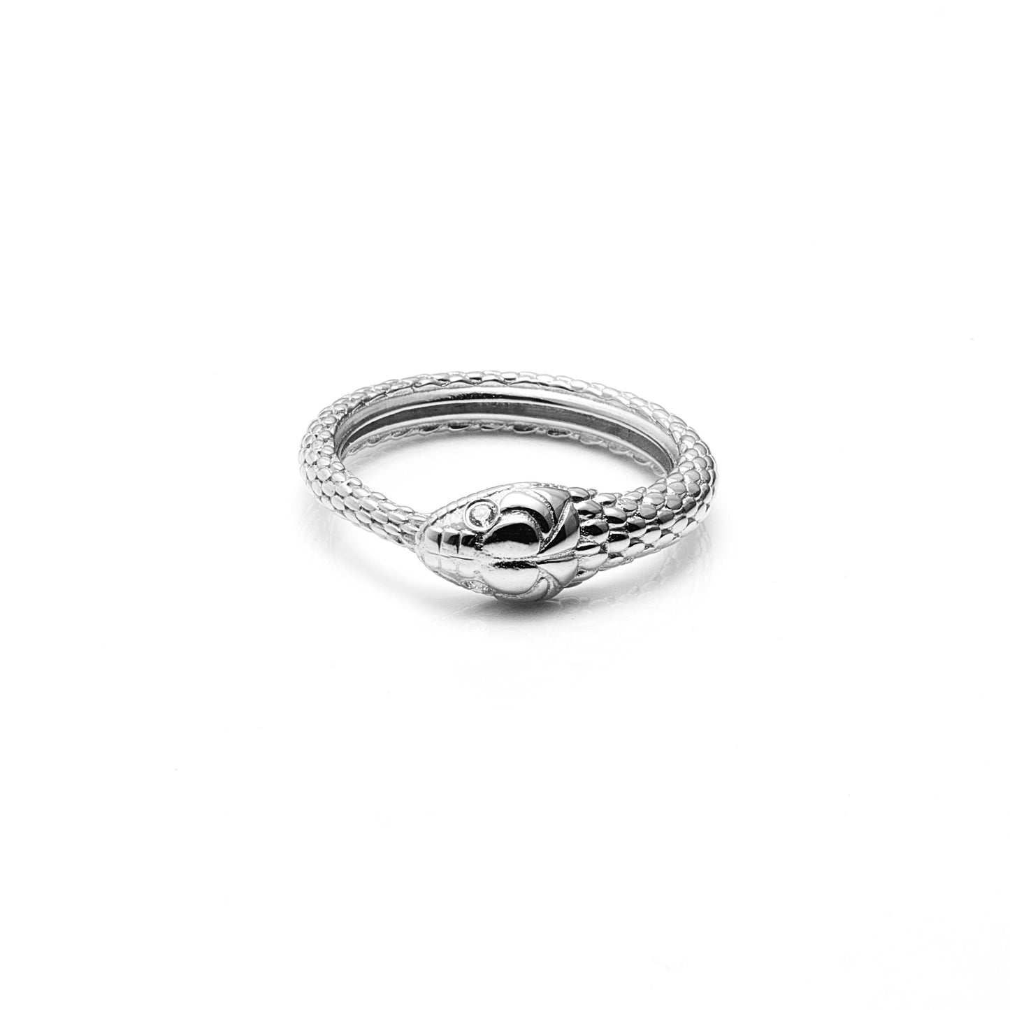 Infinity Ring By Silk and Steel - Silver/CZ