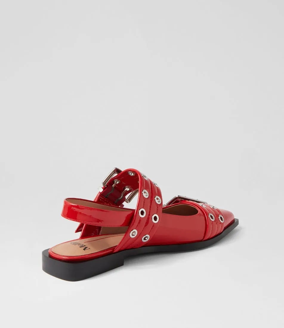 Larra By Mollini - Patent Red