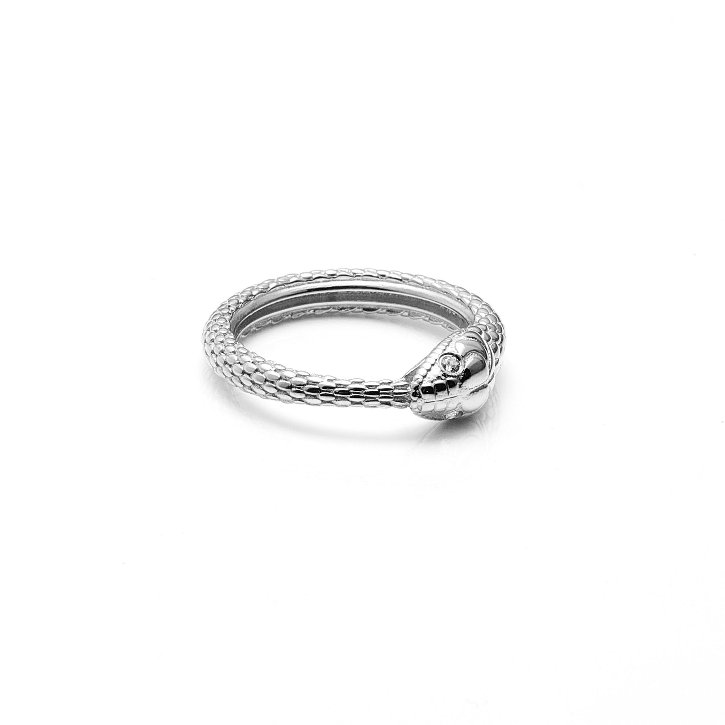 Infinity Ring By Silk and Steel - Silver/CZ