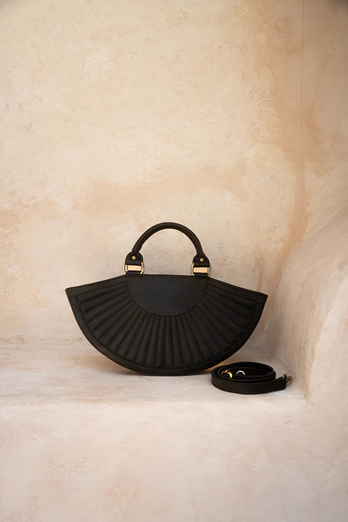 Soleil Grande Bag By Hobo & Hatch - Textured Noir