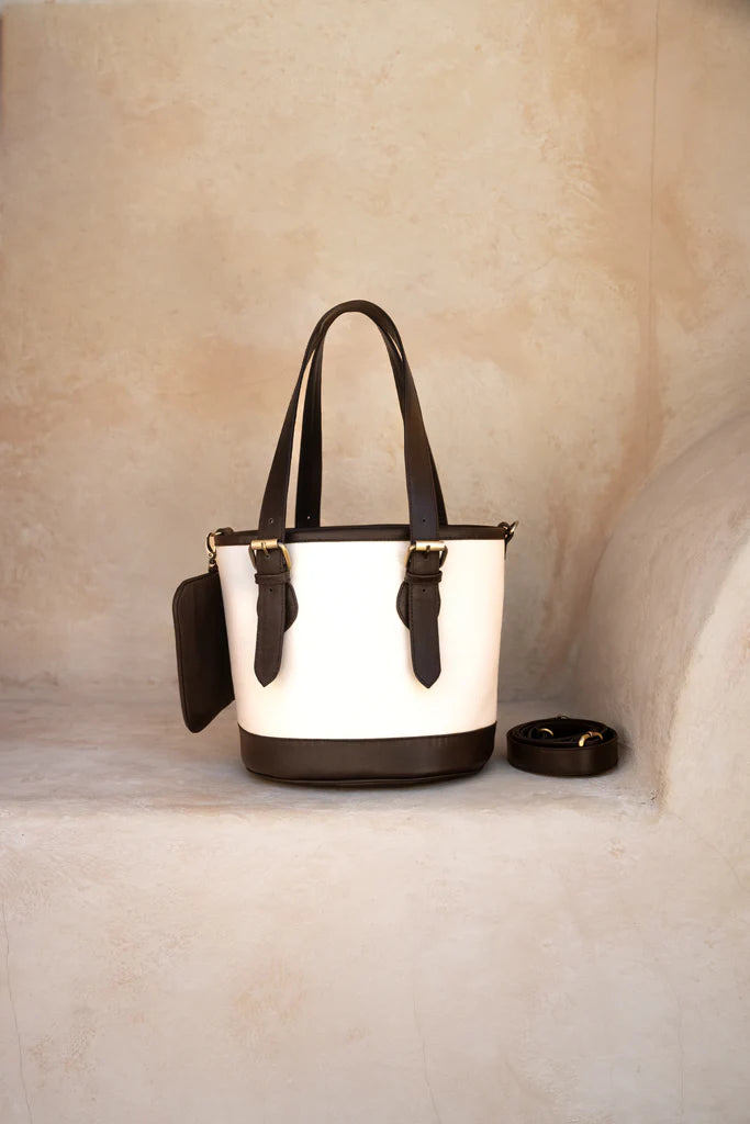 Petra Bucket Bag By Hobo & Hatch - Cocoa