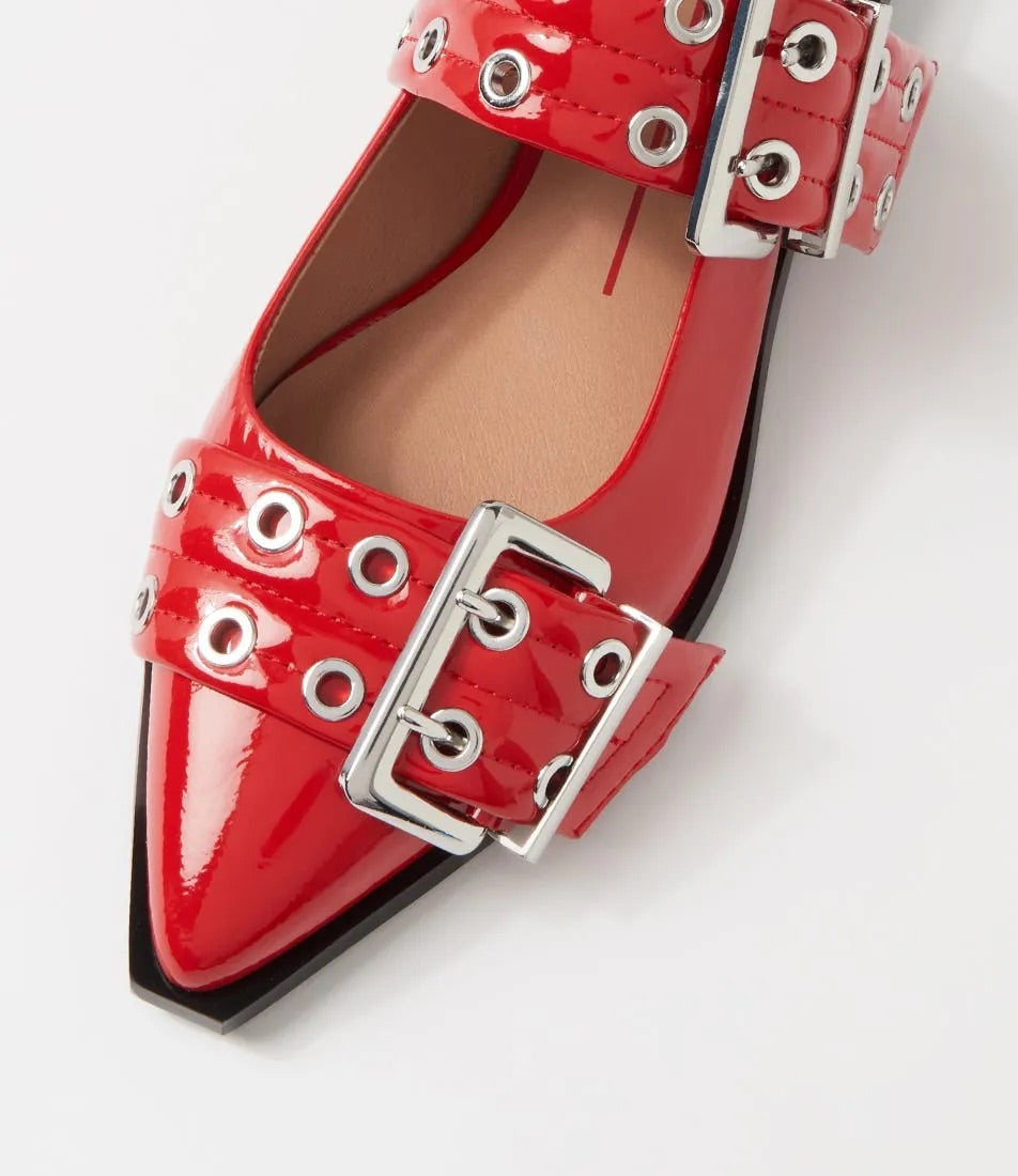 Larra By Mollini - Patent Red