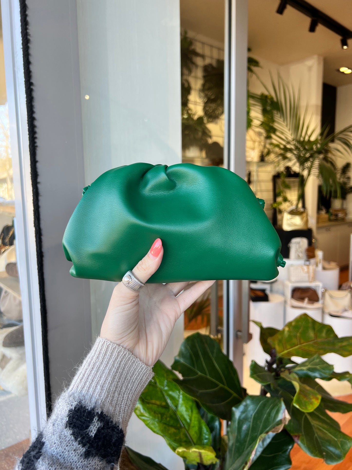 Dumpling Bag - Green