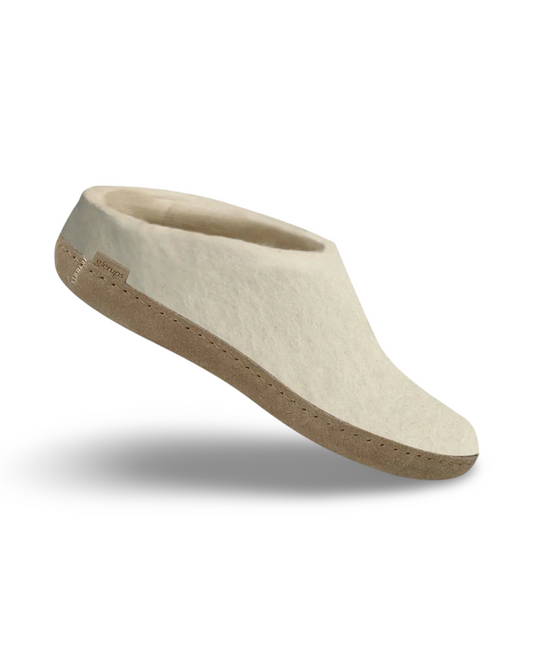 The leather slip-on white By Glerups - White