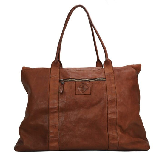 Kerina Travel Bag By Kompanero - Cognac