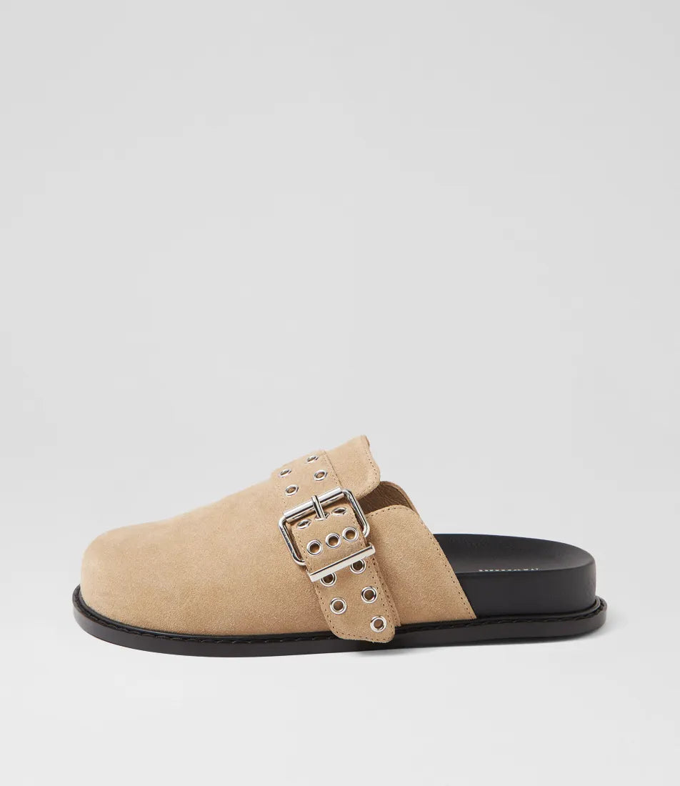 Verity Loafer By Mollini - Stone Suede