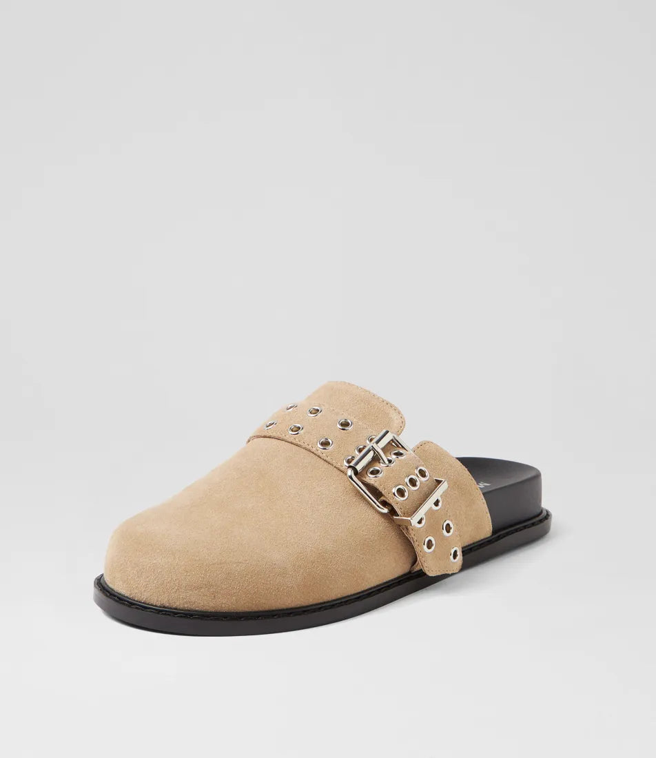 Verity Loafer By Mollini - Stone Suede