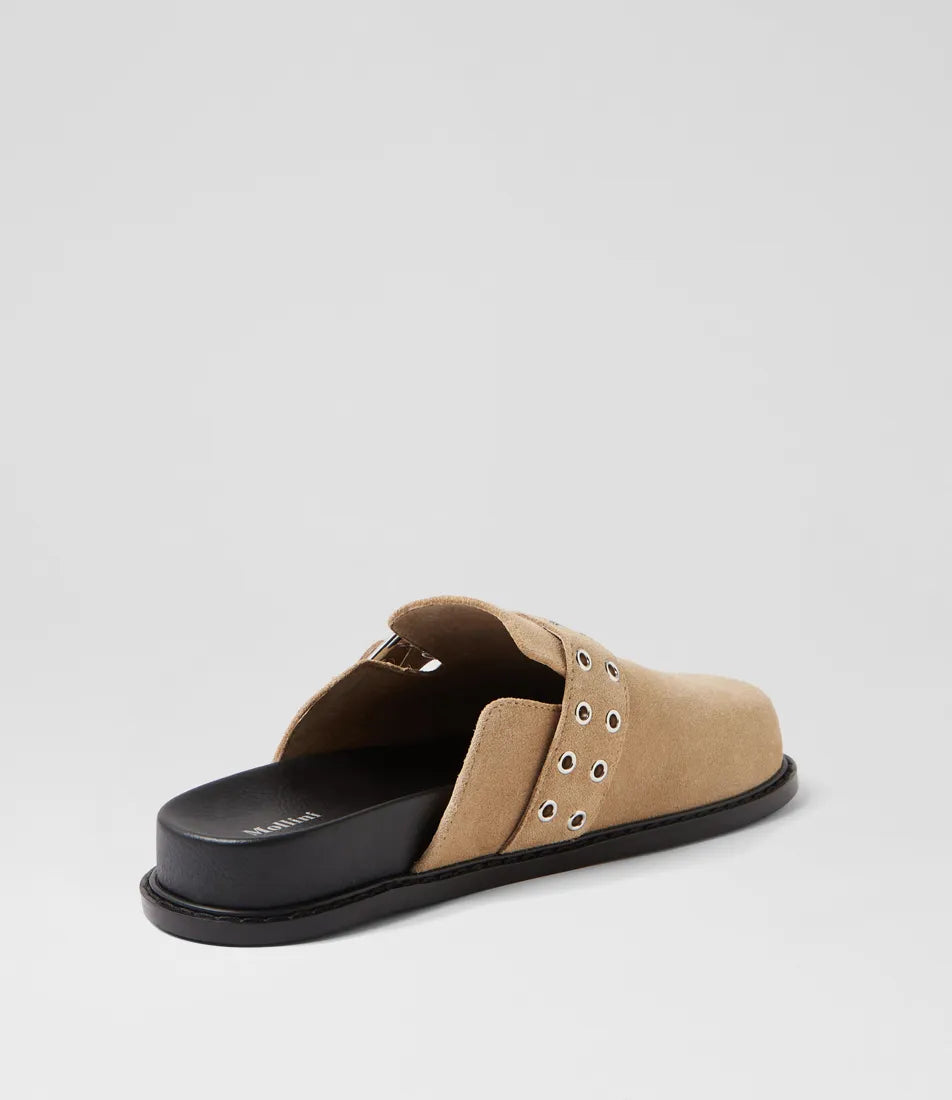 Verity Loafer By Mollini - Stone Suede