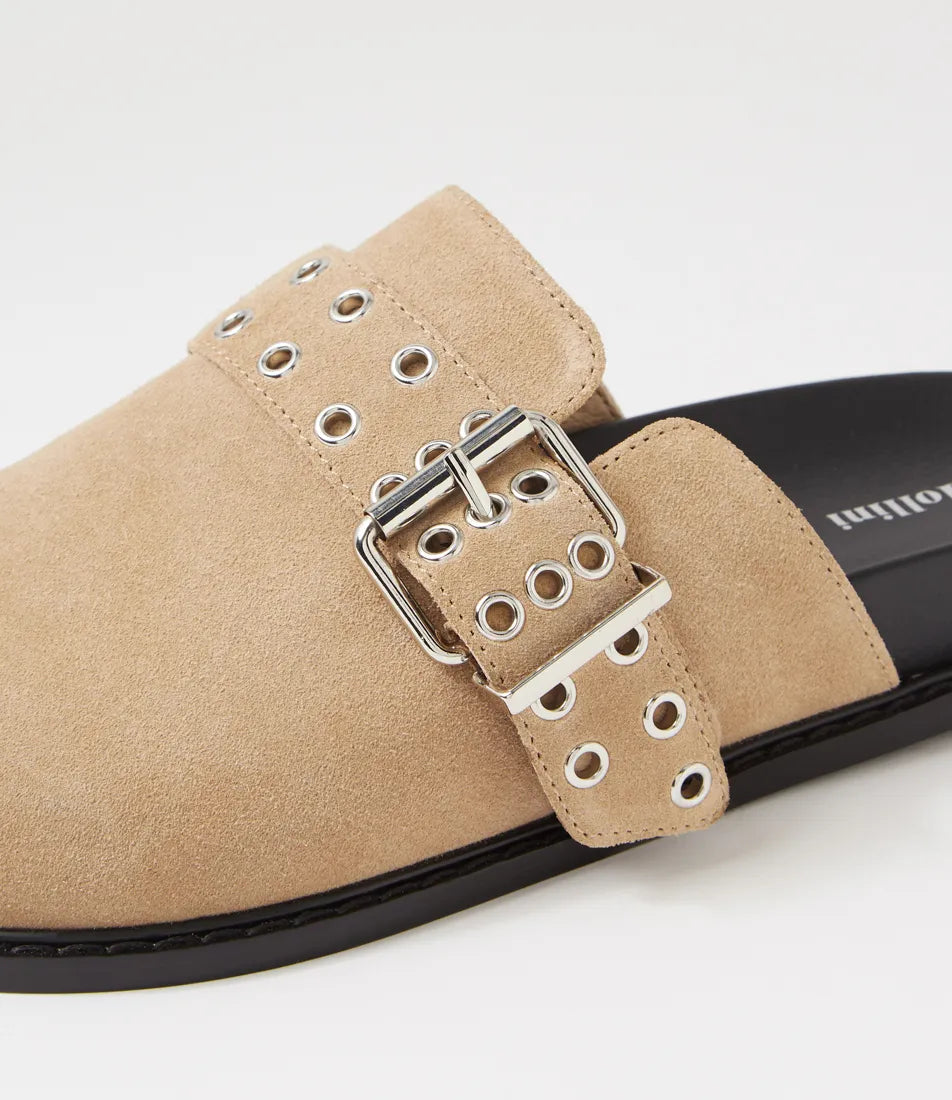 Verity Loafer By Mollini - Stone Suede