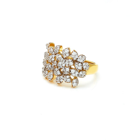 Eden Ring By Silk and Steel - Gold/CZ