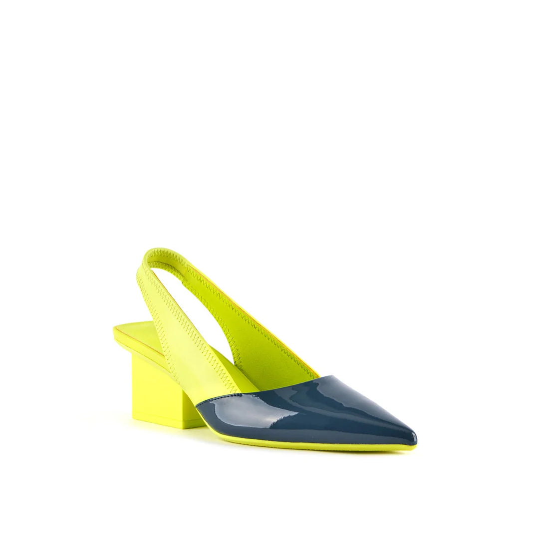 Raila Slingback Mid By United Nude - Cyber Lime