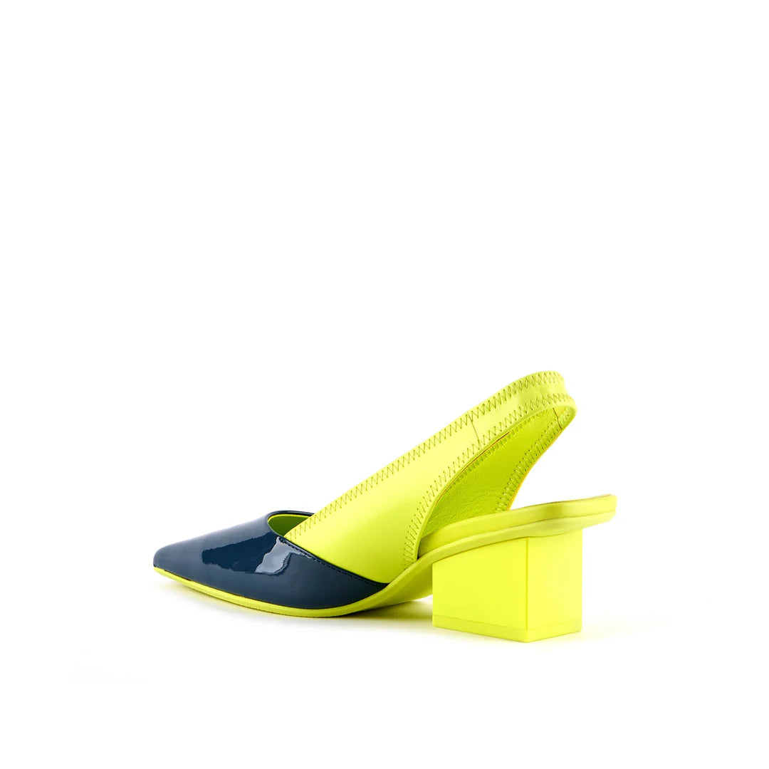 Raila Slingback Mid By United Nude - Cyber Lime