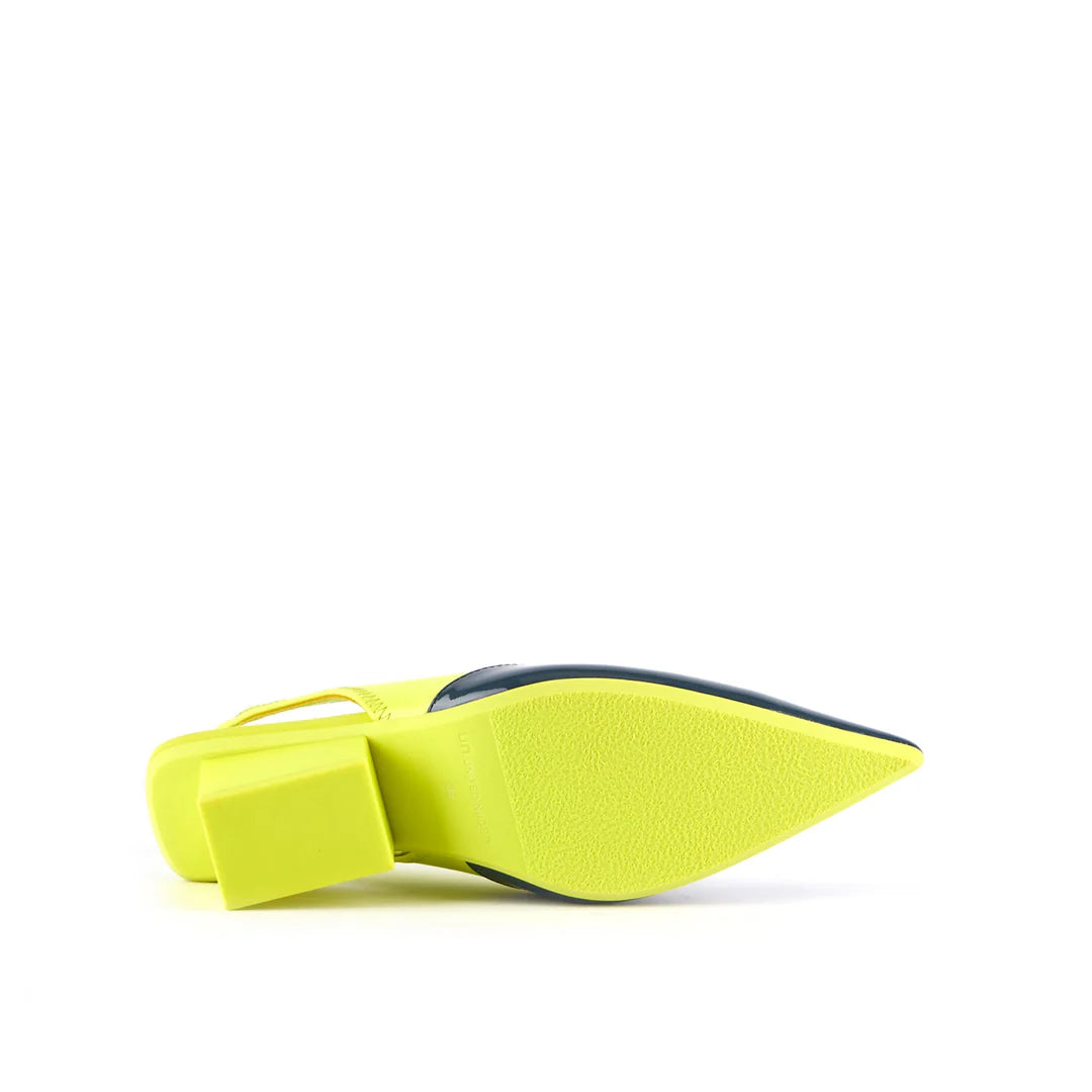 Raila Slingback Mid By United Nude - Cyber Lime